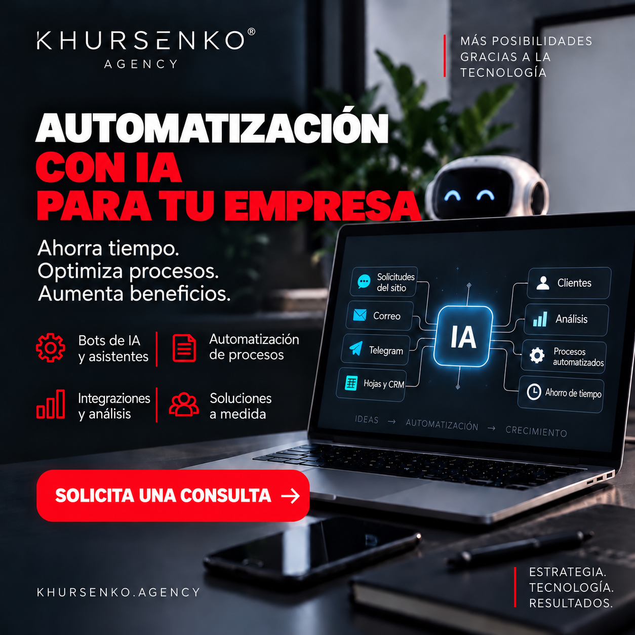 Automatización con inteligencia artificial para tu empresa
